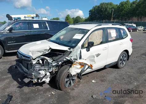 2018 Subaru Forester 2.5I from USA, damaged, VIN JF2SJABC7JH529064
